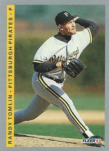 #121 Randy Tomlin - Pittsburgh Pirates - 1993 Fleer Baseball