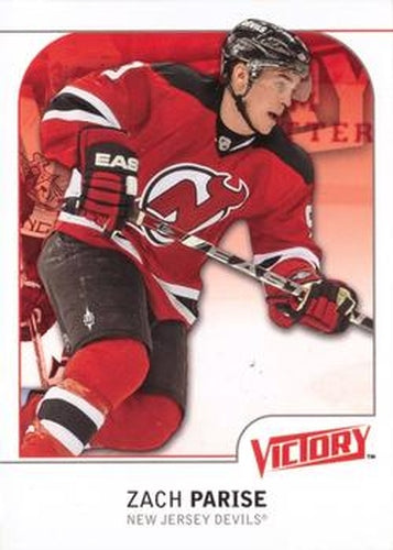 #121 Zach Parise - New Jersey Devils - 2009-10 Upper Deck Victory Hockey
