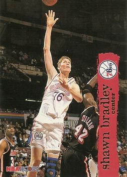 #121 Shawn Bradley - Philadelphia 76ers - 1995-96 Hoops Basketball