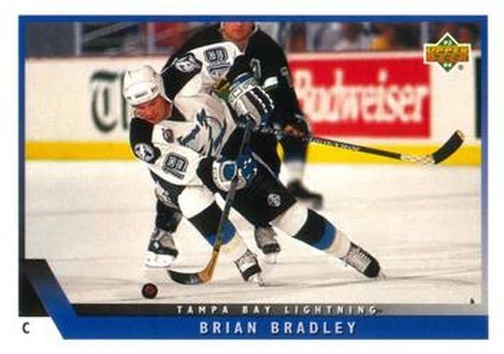 #121 Brian Bradley - Tampa Bay Lightning - 1993-94 Upper Deck Hockey