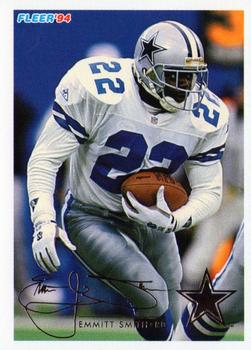 #121 Emmitt Smith - Dallas Cowboys - 1994 Fleer Football