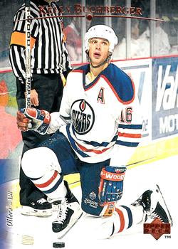 #121 Kelly Buchberger - Edmonton Oilers - 1995-96 Upper Deck Hockey