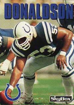 #121 Ray Donaldson - Indianapolis Colts - 1992 SkyBox Impact Football