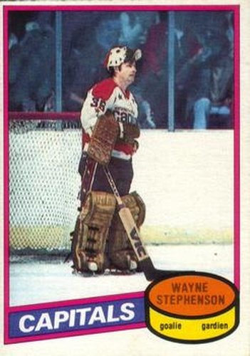 #121 Wayne Stephenson - Washington Capitals - 1980-81 O-Pee-Chee Hockey