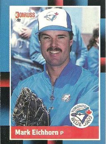 #121 Mark Eichhorn - Toronto Blue Jays - 1988 Donruss Baseball