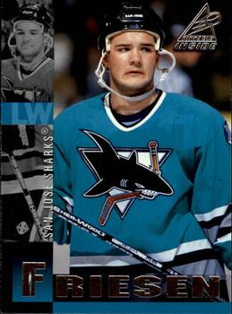 #121 Jeff Friesen - San Jose Sharks - 1997-98 Pinnacle Inside Hockey
