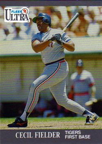 #121 Cecil Fielder - Detroit Tigers - 1991 Ultra Baseball