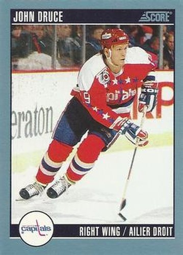 #121 John Druce - Washington Capitals - 1992-93 Score Canadian Hockey