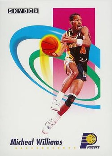 #121 Micheal Williams - Indiana Pacers - 1991-92 SkyBox Basketball