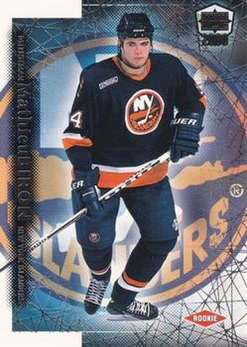 #121 Mathieu Biron - New York Islanders - 1999-00 Pacific Dynagon Ice Hockey
