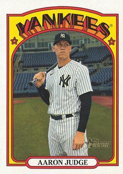 #121 Aaron Judge - New York Yankees - 2021 Topps Heritage Baseball
