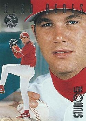 #121 Alan Benes - St. Louis Cardinals - 1996 Studio Baseball