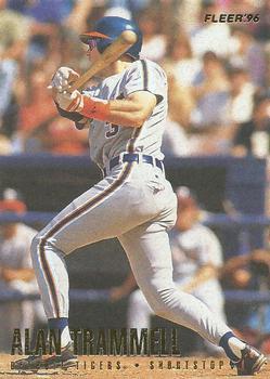 #121 Alan Trammell - Detroit Tigers - 1996 Fleer Baseball