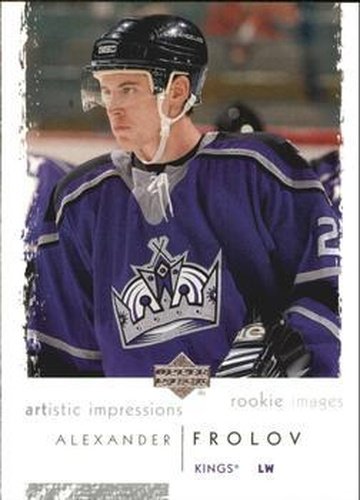 #121 Alexander Frolov - Los Angeles Kings - 2002-03 UD Artistic Impressions Hockey