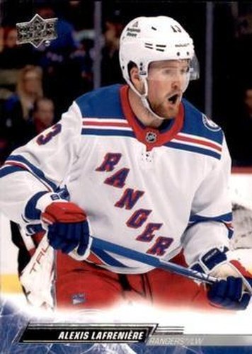 #121 Alexis Lafreniere - New York Rangers - 2022-23 Upper Deck Hockey
