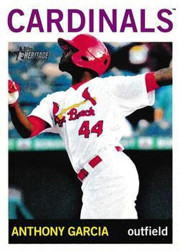 #121 Anthony Garcia - Palm Beach Cardinals - 2013 Topps Heritage Minor League Baseball