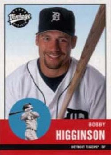 #121 Bobby Higginson - Detroit Tigers - 2001 Upper Deck Vintage Baseball