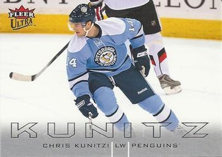#121 Chris Kunitz - Pittsburgh Penguins - 2009-10 Ultra Hockey