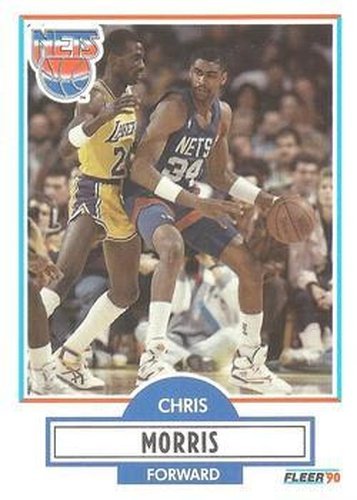 #121 Chris Morris - New Jersey Nets - 1990-91 Fleer Basketball
