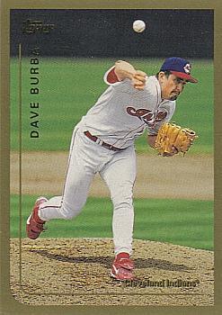 #121 Dave Burba - Cleveland Indians - 1999 Topps Baseball