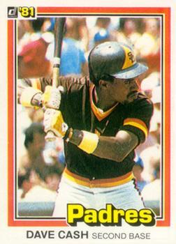 #121 Dave Cash - San Diego Padres - 1981 Donruss Baseball