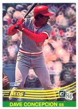 #121 Dave Concepcion - Cincinnati Reds - 1984 Donruss Baseball