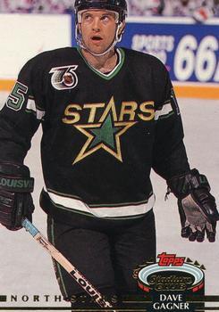 #121 Dave Gagner - Minnesota North Stars - 1992-93 Stadium Club Hockey