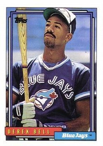 #121 Derek Bell - Toronto Blue Jays - 1992 Topps Baseball