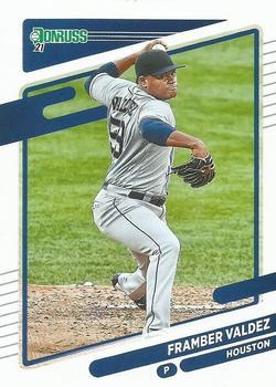 #121 Framber Valdez - Houston Astros - 2021 Donruss Baseball