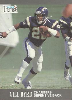 #121 Gill Byrd - San Diego Chargers - 1991 Ultra Football