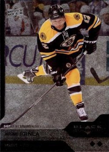 #121 Jarome Iginla - Boston Bruins - 2013-14 Upper Deck Black Diamond Hockey