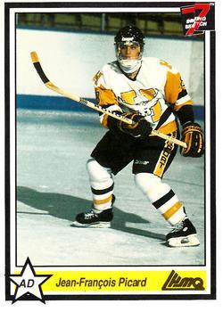 #121 Jean-Francois Picard - Beauport Harfangs - 1990-91 7th Inning Sketch QMJHL Hockey