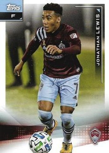 #121 Jonathan Lewis - Colorado Rapids - 2021 Topps MLS Soccer