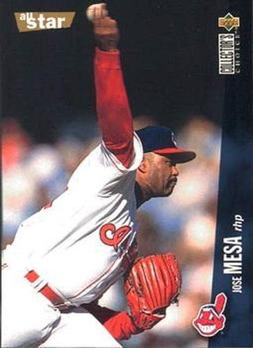 #121 Jose Mesa - Cleveland Indians - 1996 Collector's Choice Baseball
