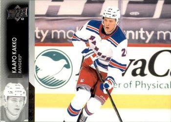 #121 Kaapo Kakko - New York Rangers - 2021-22 Upper Deck Hockey