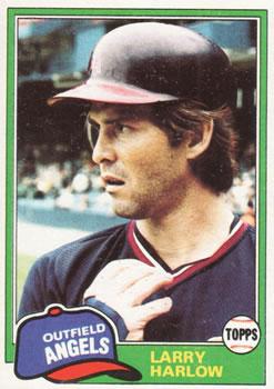 #121 Larry Harlow - California Angels - 1981 Topps Baseball
