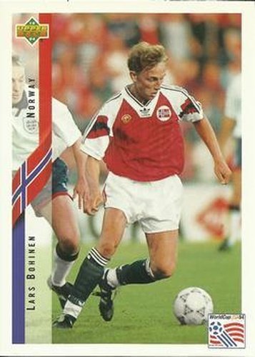 #121 Lars Bohinen - Norway - 1994 Upper Deck World Cup Contenders English/Spanish Soccer