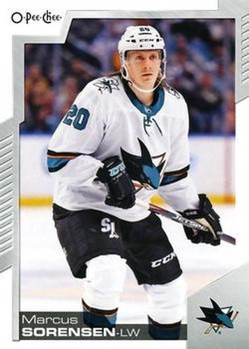 #121 Marcus Sorensen - San Jose Sharks - 2020-21 O-Pee-Chee Hockey