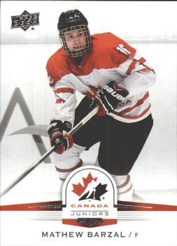 #121 Mathew Barzal - Canada - 2014-15 Upper Deck Team Canada Juniors Hockey
