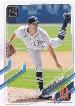 #121 Matthew Boyd - Detroit Tigers - 2021 Topps Baseball