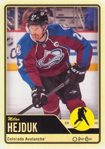 #121 Milan Hejduk - Colorado Avalanche - 2012-13 O-Pee-Chee Hockey