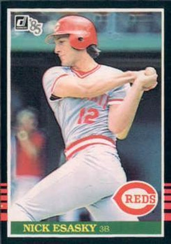 #121 Nick Esasky - Cincinnati Reds - 1985 Donruss Baseball