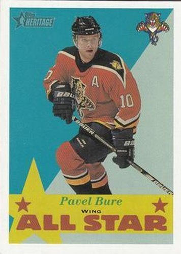 #121 Pavel Bure - Florida Panthers - 2001-02 Topps Heritage Hockey