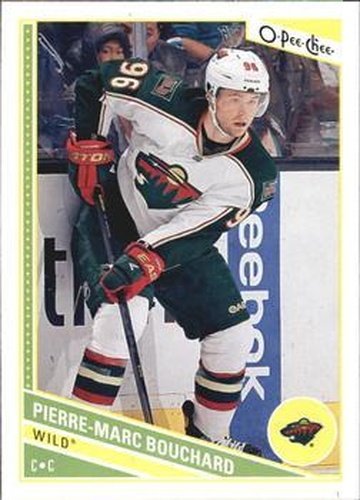 #121 Pierre-Marc Bouchard - Minnesota Wild - 2013-14 O-Pee-Chee Hockey