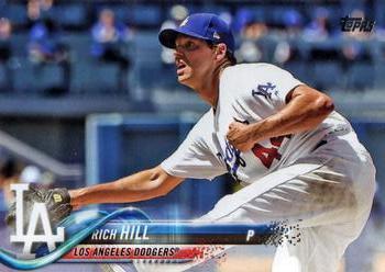 #121 Rich Hill - Los Angeles Dodgers - 2018 Topps Baseball