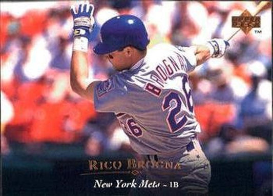 #121 Rico Brogna - New York Mets - 1995 Upper Deck Baseball