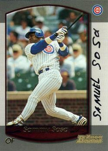 #121 Sammy Sosa - Chicago Cubs - 2000 Bowman Baseball