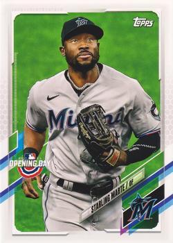#121 Starling Marte - Miami Marlins - 2021 Topps Opening Day Baseball