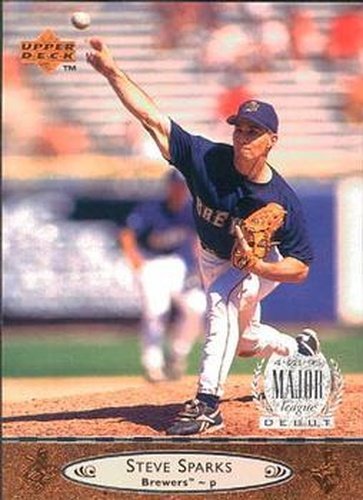 #121 Steve Sparks - Milwaukee Brewers - 1996 Upper Deck Baseball