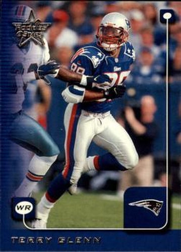 #121 Terry Glenn - New England Patriots - 1999 Leaf Rookies & Stars Football